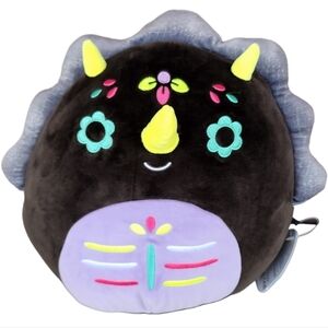 Squishmallows Dia De Los Muertos Tetero Dinosaur 11”, NWT